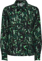 Jacqueline de Yong Blouse Jdyjackson L/s Shirt Wvn 15269216 Scarab/green Abst Dames Maat - M