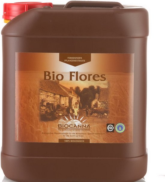 Canna Bio Flores Dünger 1 Liter – Biologisch Für Blütephase, Auch Für Tomaten & Gurken