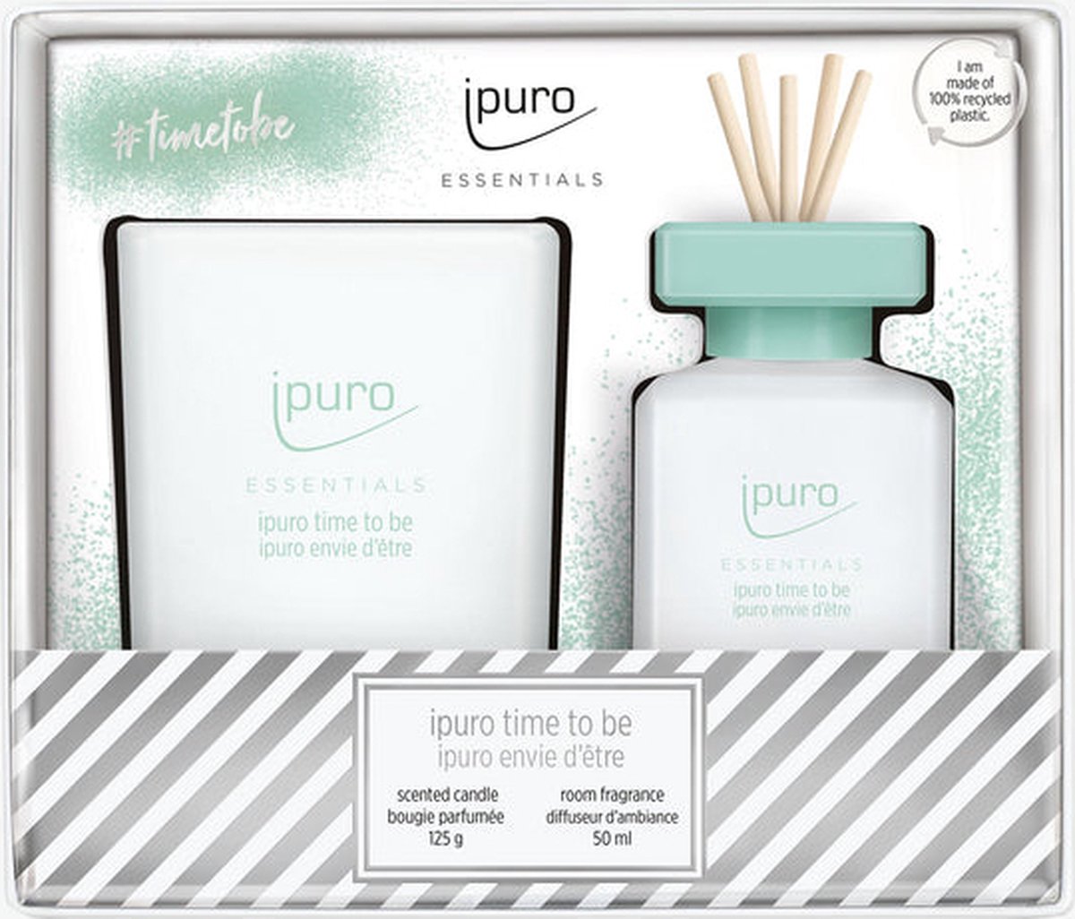 Goedkoopste Ipuro Geurstokjes Time To Be 50 ml Geurkaars 125 gr.