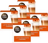 NESCAFÉ Dolce Gusto Latte Macchiato Caramel - 6 boîtes de 16 capsules