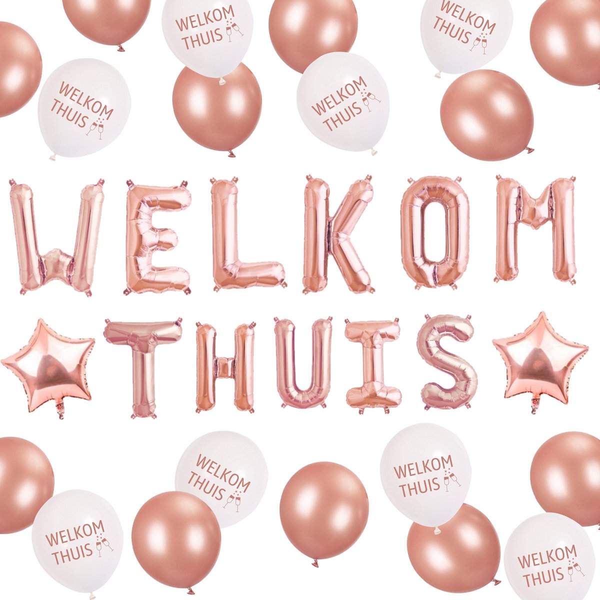 Partizzle Welkom Thuis Versieringen - Ballonnen en Slinger Decoratie -  Welcome Home... | bol