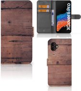 Leuk Case Geschikt voor Samsung Galaxy Xcover 6 Pro Hoesje Old Wood