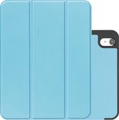 Hoesje Geschikt voor iPad 2022 Hoesje Case Hard Cover Hoes Book Case Met Uitsparing Geschikt voor Apple Pencil - Lichtblauw