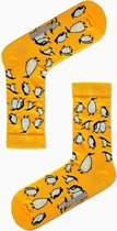 Sokken met pinguïnpatroon - Socks - Katoen - Vrolijke Sokken - Unisex - Maat 37-44 - Christmas Gift - Verjaardag Cadeau