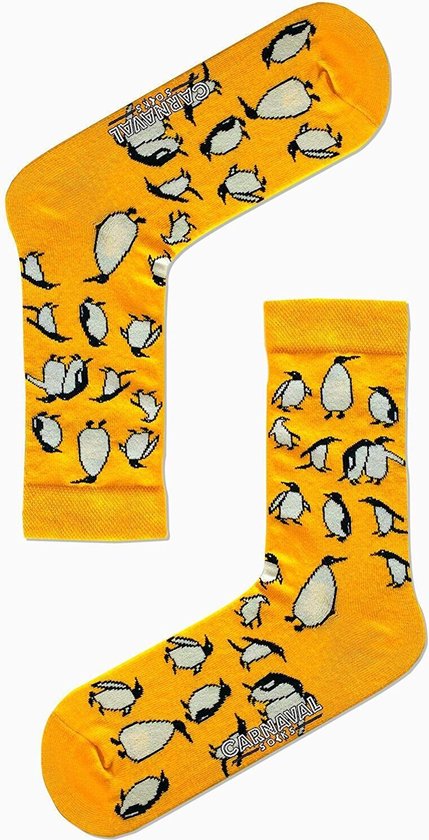 Sokken met pinguïnpatroon - Socks - Katoen - Vrolijke Sokken - Unisex - Maat 37-44 - Christmas Gift - Verjaardag Cadeau