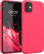 kwmobile telefoonhoesje geschikt voor Apple iPhone 11 - Hoesje voor smartphone - Back cover in awesome pink