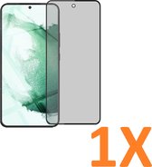 Screenprotector Glas - Privacy Tempered Glass Screen Protector Anti-Spy - 1x Geschikt voor: Samsung Galaxy S22
