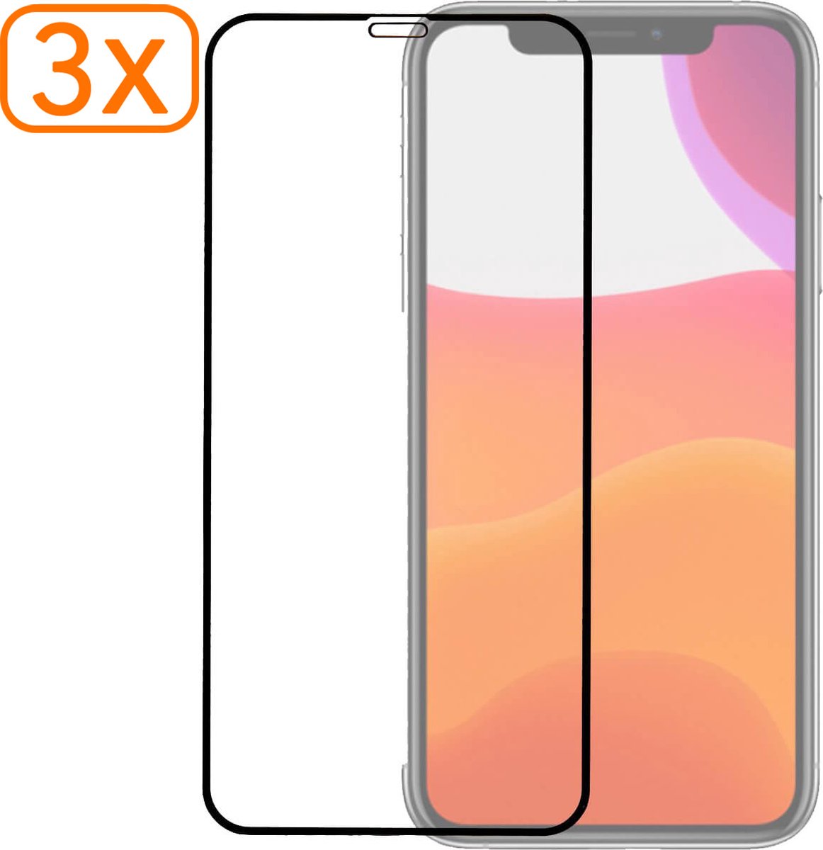 iPhone Xs - Super Edge to Edge Edition - Nano Shield - 10D - Screenprotector - 3 stuks