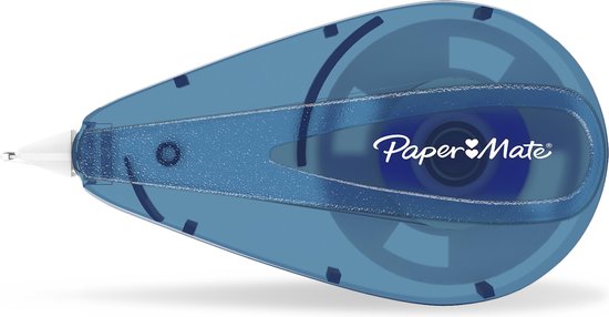 Paper Mate vloeibaar papier DryLine Mini correctietape | 5 mm x 6 mm | blauw | 3 stuks - Paper Mate