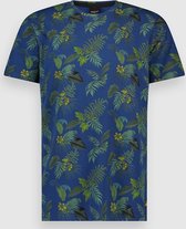 Twinlife Heren - T-Shirts - Wasbaar - Ademend - Blauw - 2XL