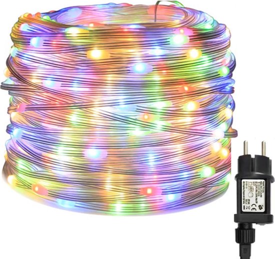 Lichtsnoer Kerstverlichting - 100 Meter - RGB - Voor Buiten