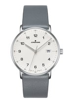 Junghans Form - Quartz - grijs - heren horloge - dames - luxe - cadeautip - saffier