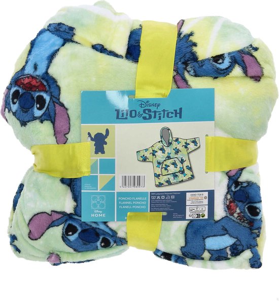 MTOnlinehandel Stitch Decke 160x200 cm weich & kuschelig - Coral Fleece-Decke Lilo & Stitch Fanartikel Aloha Kuscheldecke für Kinder, Teenager und Erwachsene - Stitch Geschenke, Stitch Sachen