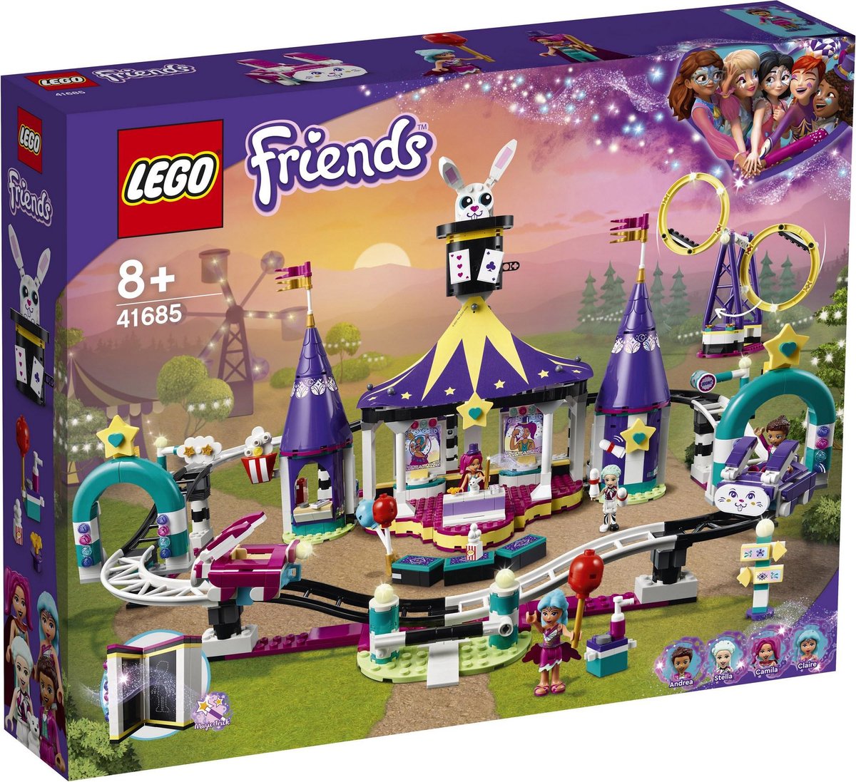 LEGO Friends Magische Kermisachtbaan - 41685 | bol.com