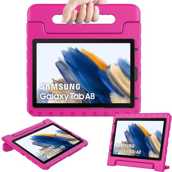 Coque Samsung Galaxy Tab A8 - Coque arrière Kinder Coque pour Kids Rose -  2021 / 2022 | bol
