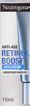 Neutrogena® Retinol Boost Contour des yeux (15 ml), crème anti-âge efficace pour les yeux et soin hydratant efficace au rétinol, à l’extrait de feuille de myrte et à l’acide hyaluronique pour une peau plus jeune et plus saine