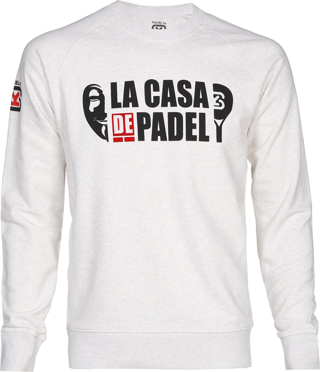 PADELbySY - PADEL - LA CASA DE PADEL - UNISEX SWEATER - ASH - SIZE XL
