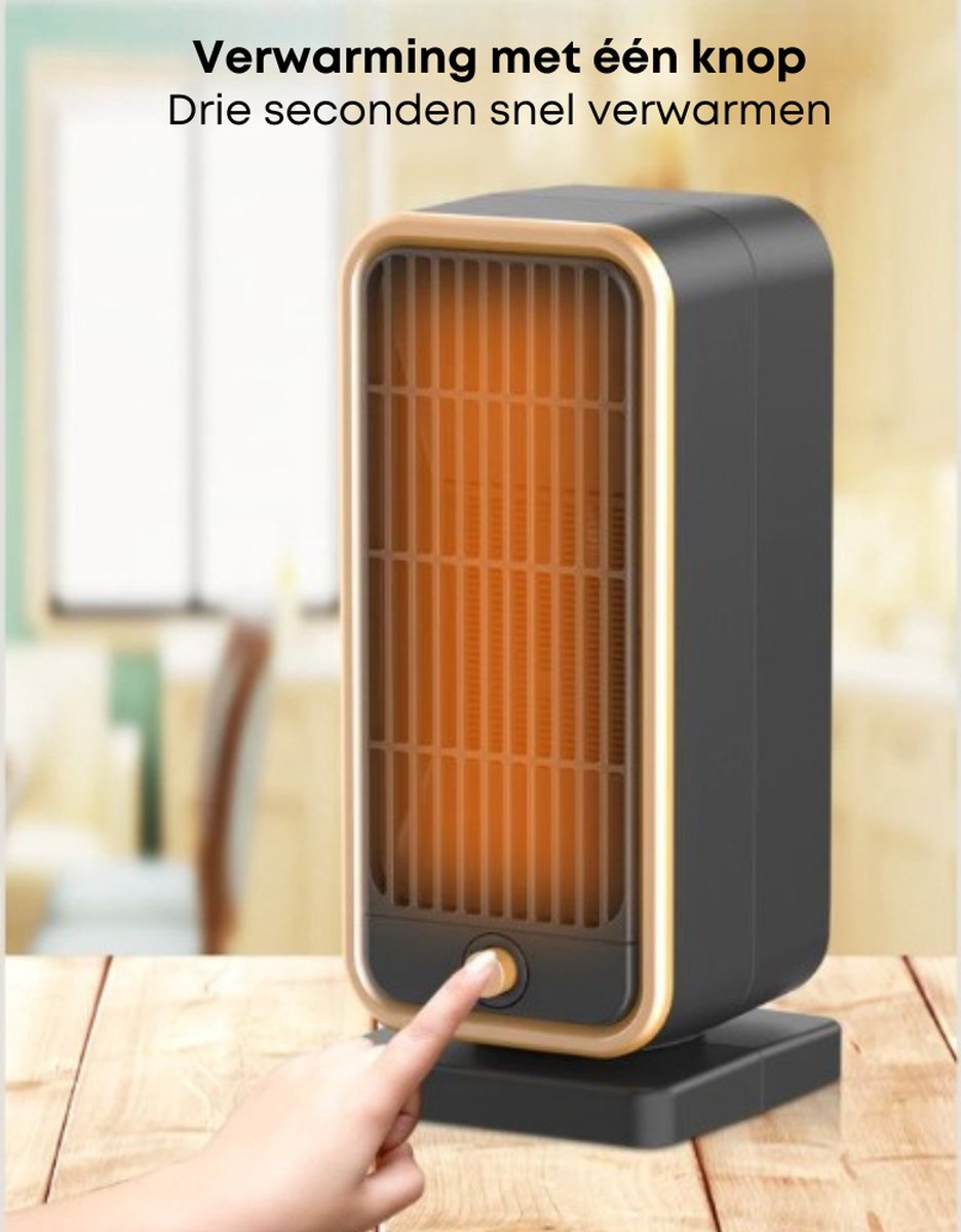 Réchauffeur électrique Mini radiateur soufflant 500W radiateur mural  Portable radiateur de chauffage en céramique corps chauffe-main ventilateur  pour