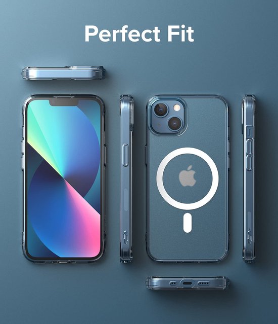 Coque arrière magnétique pour iPhone 13 Mini - Coque transparente - Arara