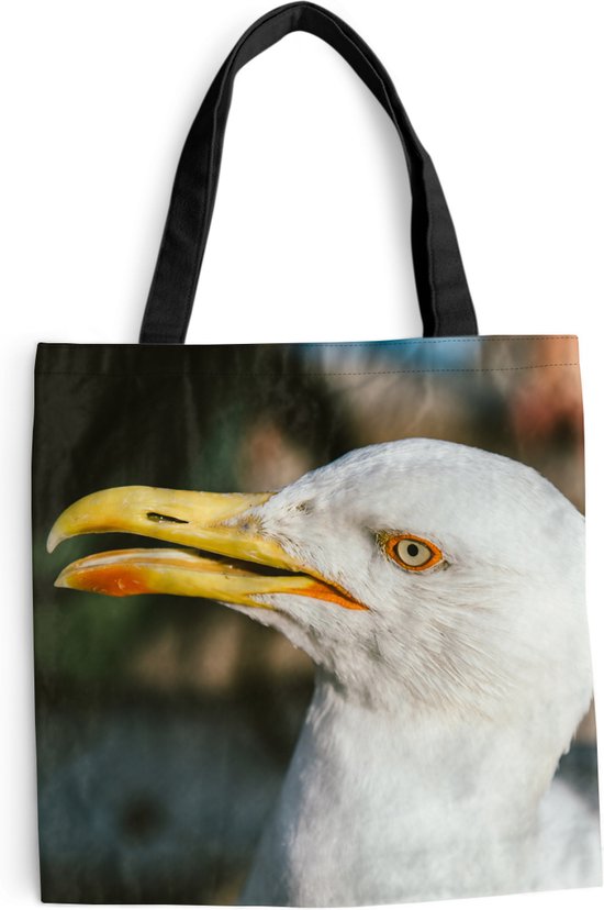 Sac bandoulière - Sac de plage - Shopper Mouette - Vogel - 45x45 cm - Sac coton