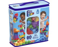 MEGA Bloks Grote bouwtas - 60 blokken - Classic bouwstenen