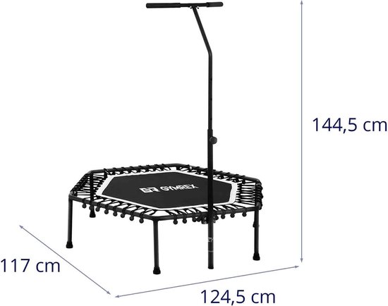 Trampolín de interior 95 cm, minitrampolín plegable hasta 100kg, deporte y gimnasia, trampolín fitness, lila relaxdays | Leroy Merlin Trampolín de interior 95 cm, minitrampolín plegable hasta 100kg, deporte y gimnasia, trampolín fitness, lila relaxdays | Leroy Merlin