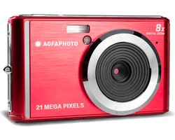 AGFAPHOTO Realishot DC5200 - Appareil Photo Numérique Compact, CMOS 21MP, Écran LCD 2,4", Zoom Digital 8x, Vidéo HD 720p, Batterie Lithium, Cartes SD, Modes Scène