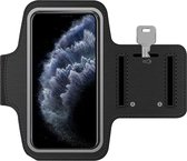 Arara Armband Geschikt voor iPhone 11 Pro sportarmband - hardloopband - Sportband hoesje - zwart
