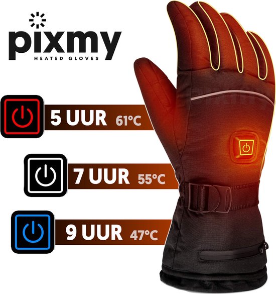 PIXMY® - NYLO-7.4v S - Verwarmde Handschoenen – 2 Oplaadbare Batterijen... | bol.com
