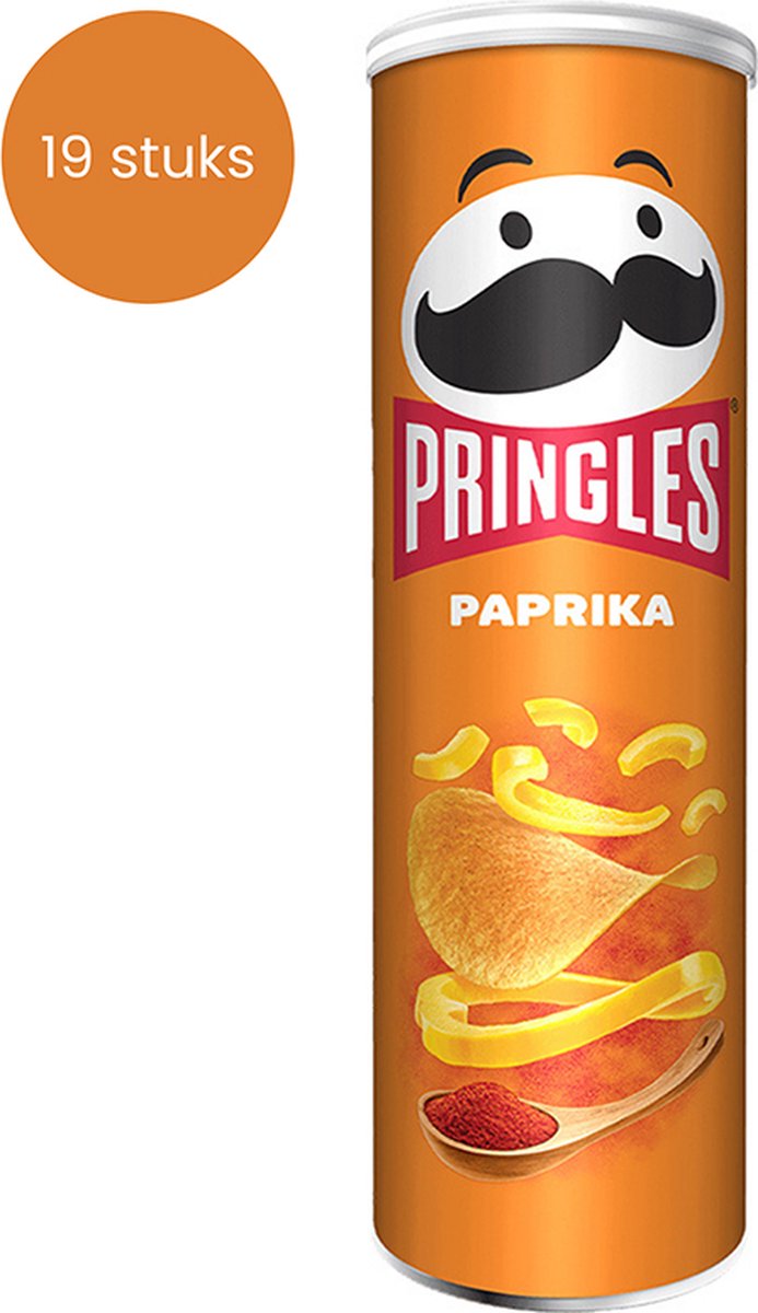 19x Pringles Chips Paprika 165 gr