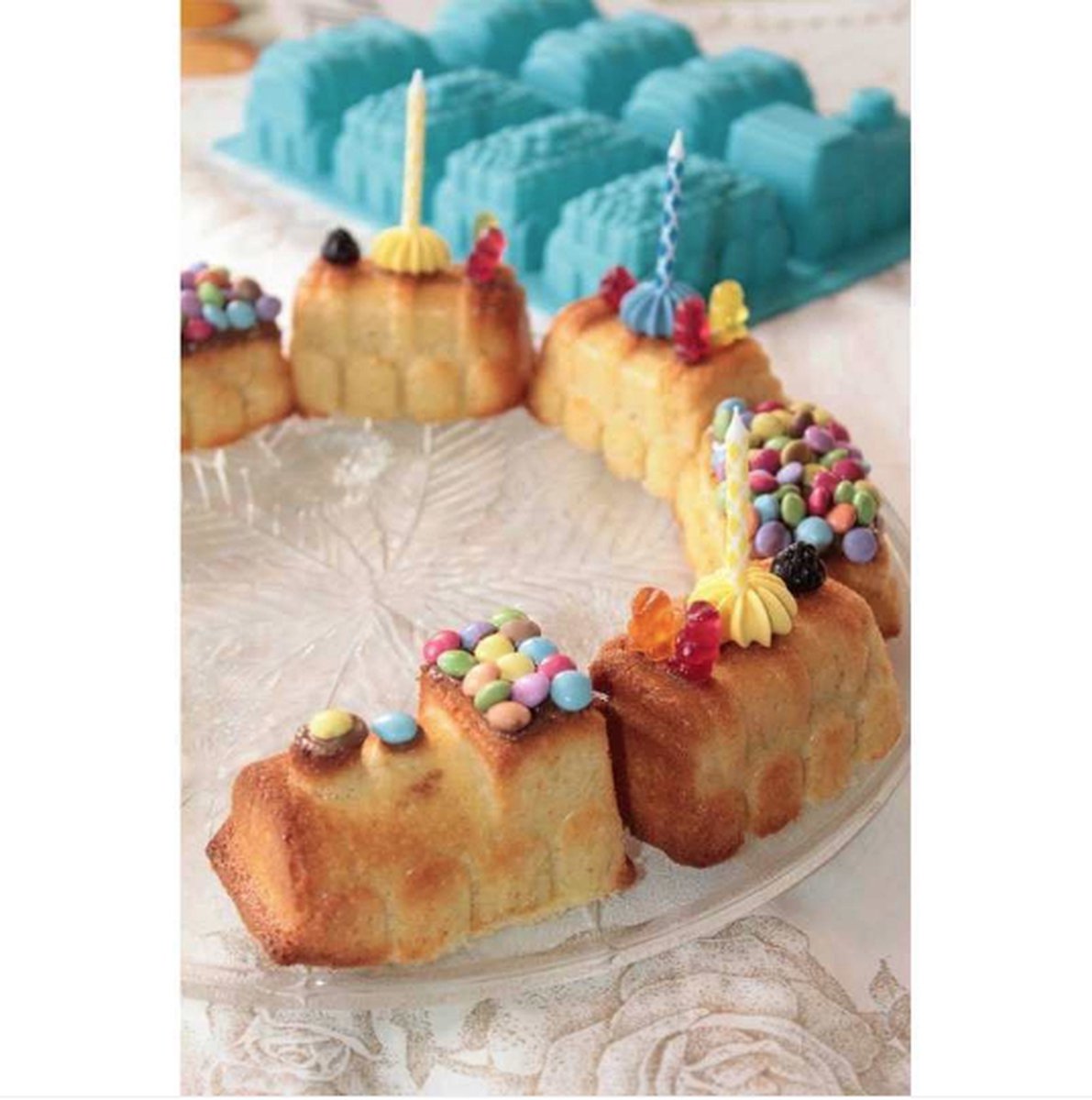 MOULE A GATEAU,YELLOW--Moule à Gâteau en Silicone en Forme de Corde de