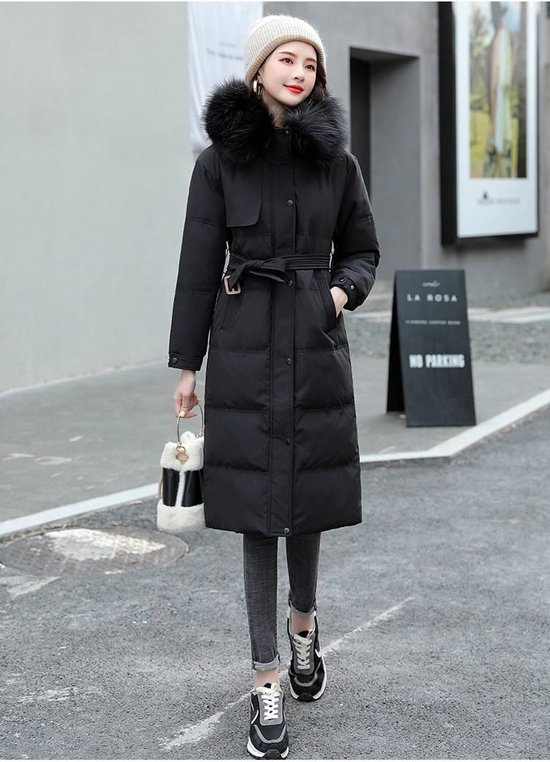 Manteau d'hiver femme adulte - Manteau d'hiver femme avec col en fourrure -  Manteau... | bol
