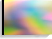 WallClassics - Canvas  - Vervaagde Pastelkleuren - 40x30 cm Foto op Canvas Schilderij (Wanddecoratie op Canvas)
