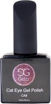 Gelzz Cat's Eye - Magic moments light Nude CA8 - GlitterNude - Semitransparante kleur - 10ml - Vegan