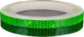 Reflecterende Tape - Groen - 8 meter x 10 mm - Reflectie Tape - Reflector Sticker - Reflecterende Stickers Fiets - Goed Zichtbaar