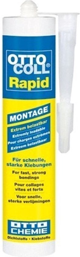 Ottocoll Rapid P340 montagelijm supersnel beige (310ml)
