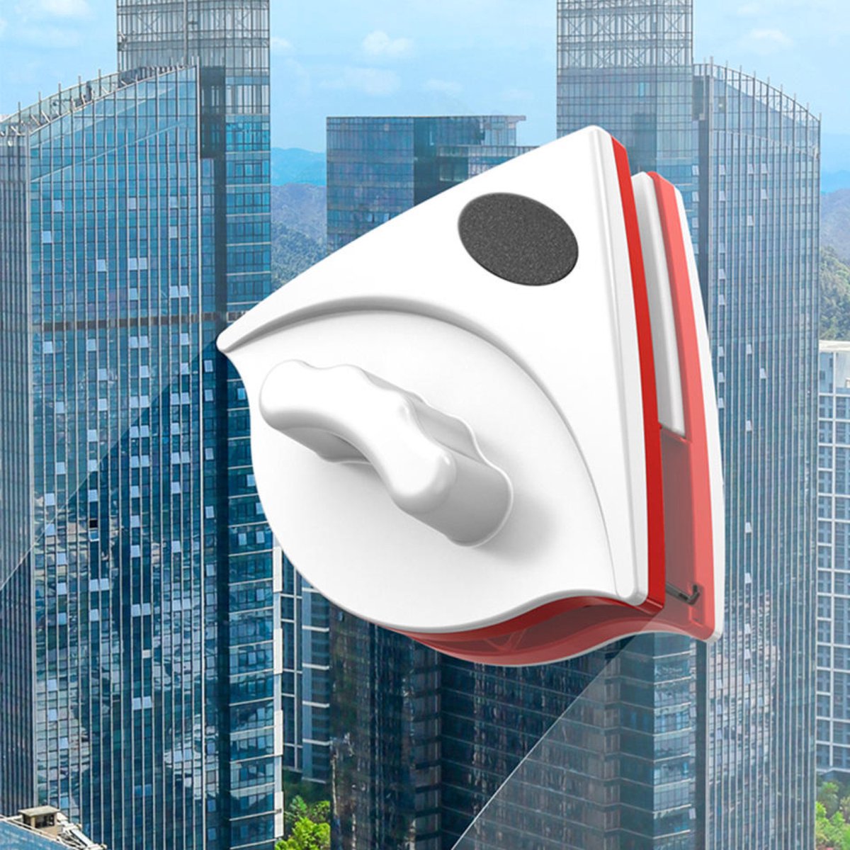 Goedkoopste Magnetische ramenwasser - Vanaf 15mm tot 24mm ramen - Magnetische raamwisser dubbel glas