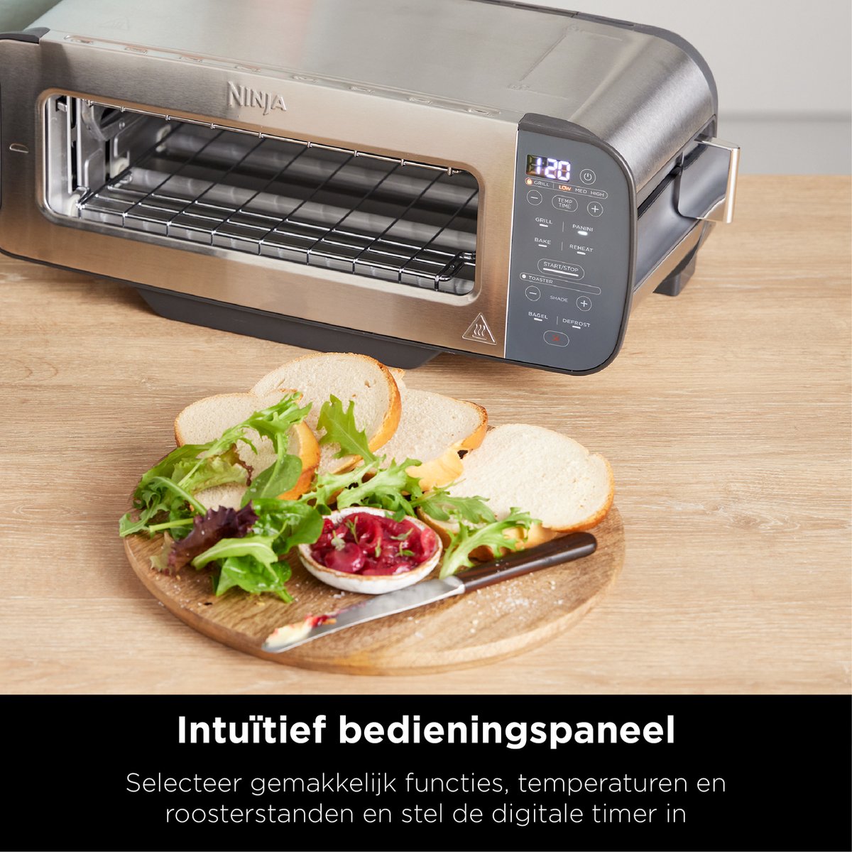 Grille-Pain Ninja Foodi 3-en-1, Grill et Presse-panini, 7