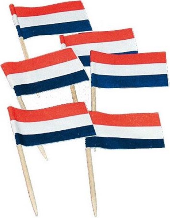 Cocktail Prikkers Nederlandse Vlaggetjes Prikkers Cocktail 