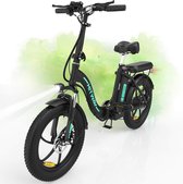 HITWAY E Bike Fat Tire opvouwbare elektrische fiets, 250W/36V/11,2Ah batterij, 20 inch