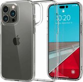 Spigen Ultra Hybrid Case hoesje voor iPhone 14 Pro - Crystal transparant