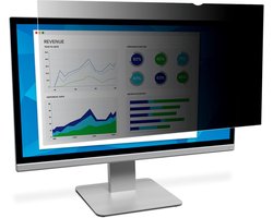 3M Privacyfilter 23 inch Monitor, 16:9, PF230W9B - 287 (H) x 510 (B) mm