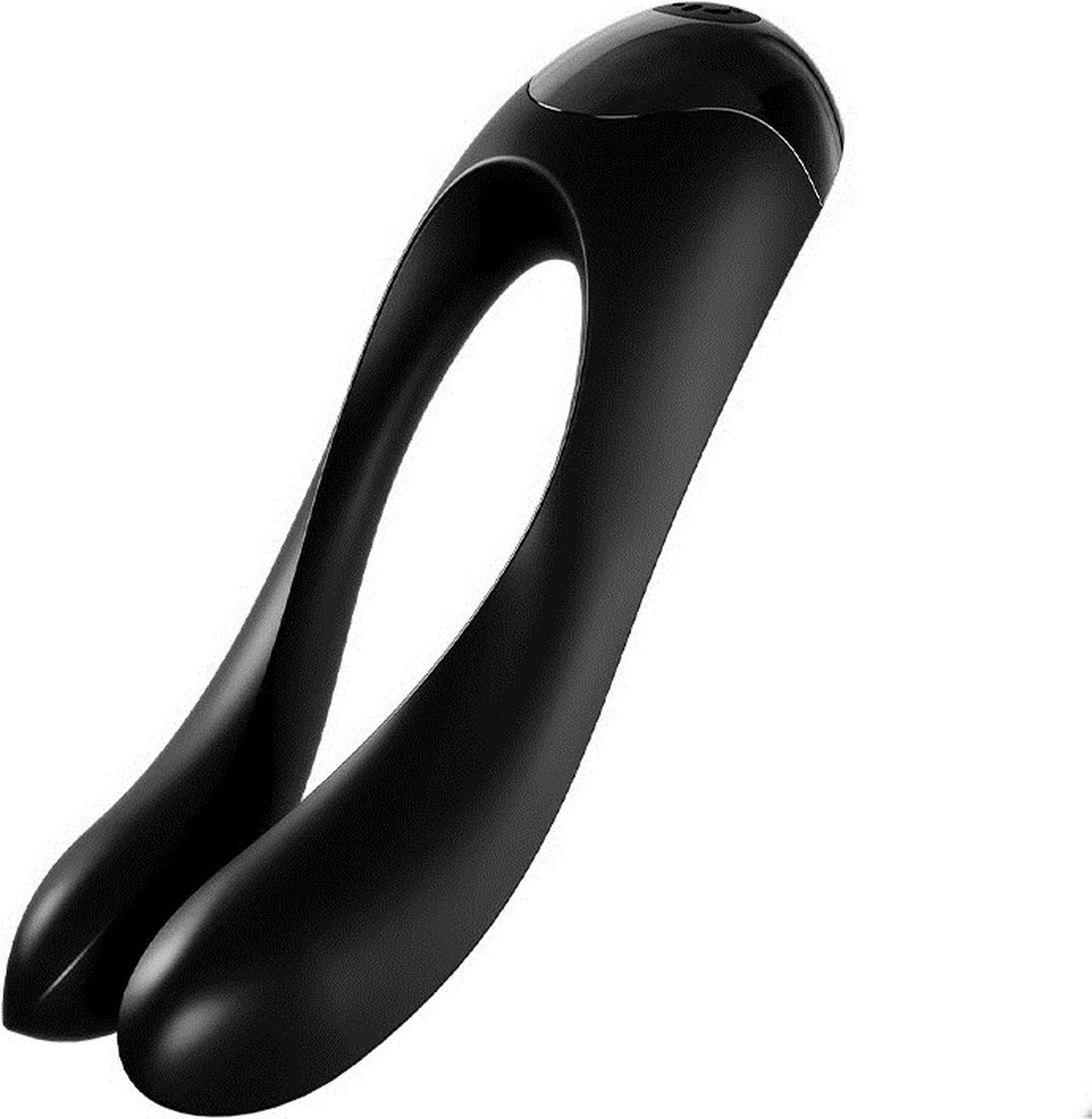 Satisfyer - Candy Cane Vinger Vibrator Zwart