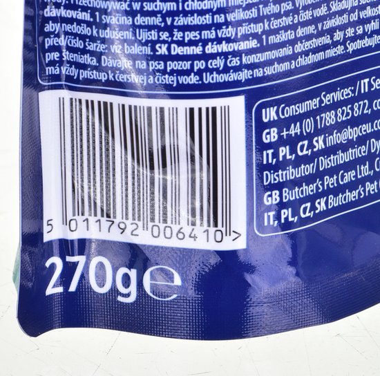 Butcher's Dental Care - dental snack voor grote rassen - 8 x - 270g
