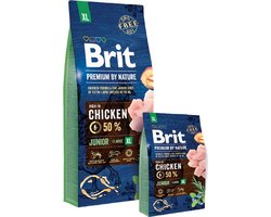 Voer Brit Premium by Nature Junior XL Volwassen Kip 20-40 Kg 15 kg