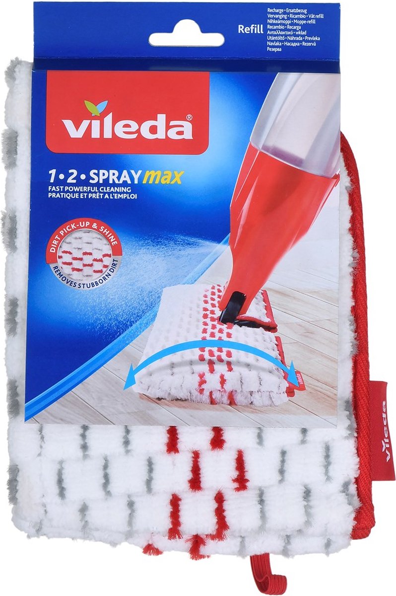 2x Recharge Mop adaptée à Vileda 1.2.Spray - Recharge serpillières