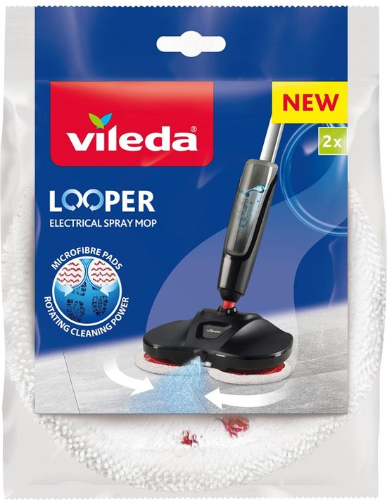 Recharge pour vadrouille électrique Vileda Looper (2 pièces)
