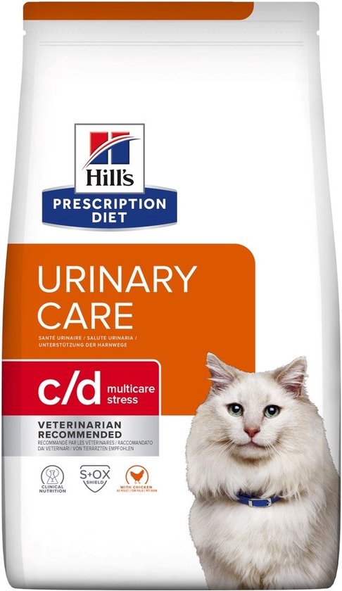 Hill's Prescription Diet C/D - Urinary Stress - Kip - Kattenvoer - 1.5 kg