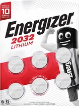 Energizer 53543585606 Lithium-knoopcelbatterij Cr2032 3 V 235 Mah 6-blister Zilver