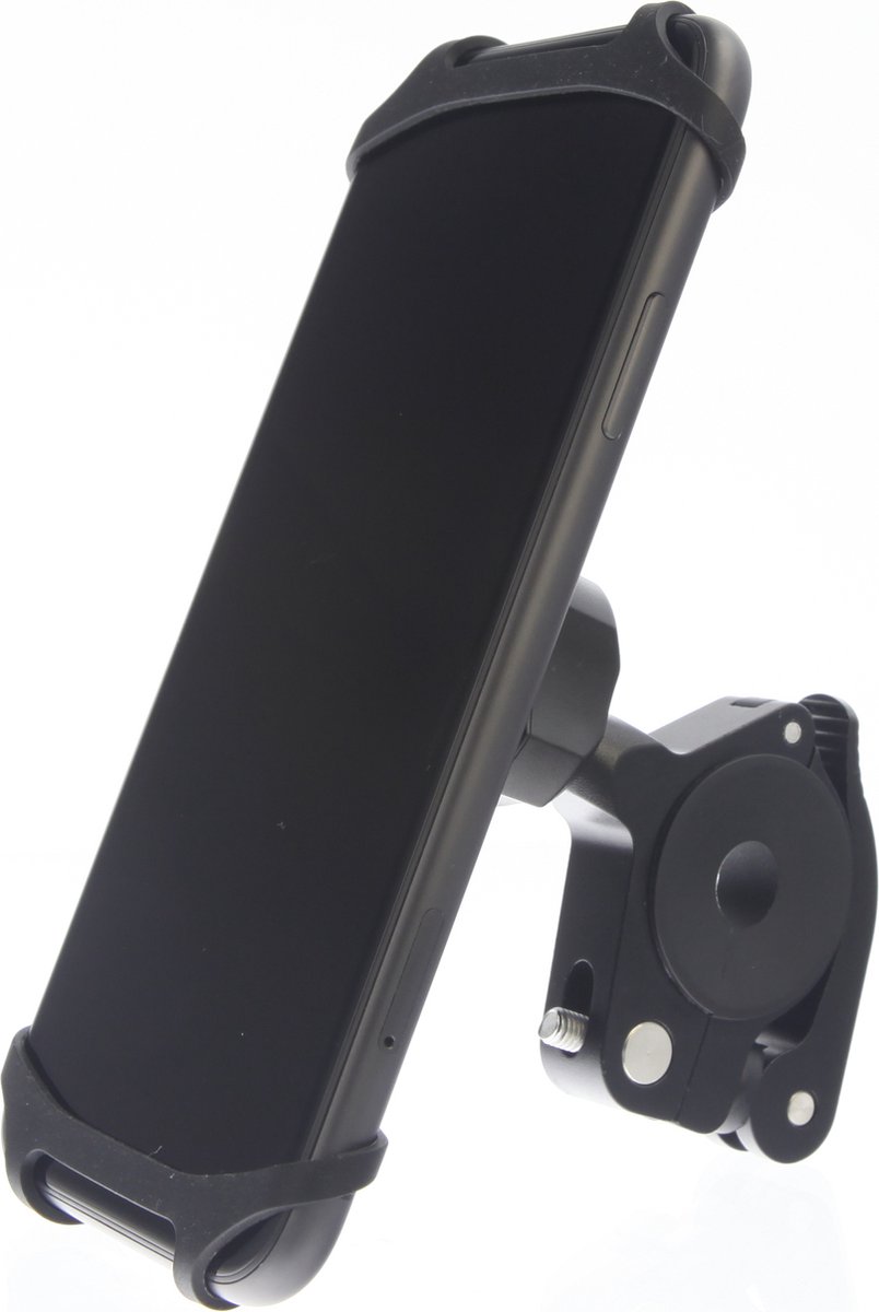 MANOS LIBRES - MODEL E | TELEFOONHOUDER SCOOTER, MOTOR | SPIEGEL | UNIVERSEEL | ZWART | PIAGGIO | VESPA | ZIP